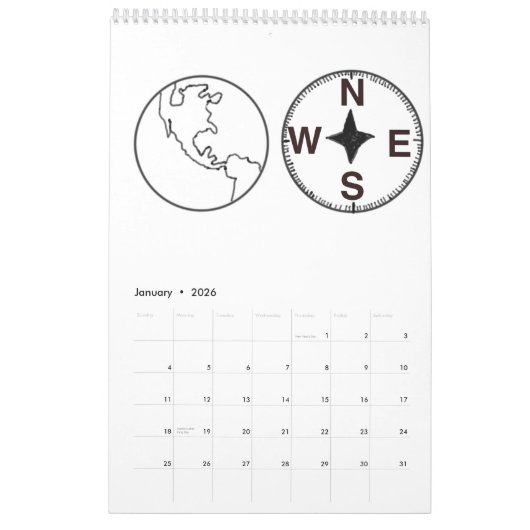 Kalender voor gemengde media (Jan 2026)