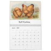 Kalender voor gevogelte (Mar 2027)