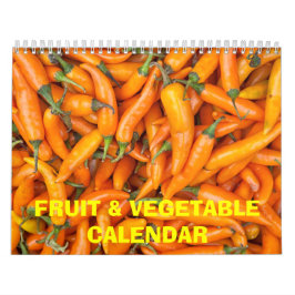 Kalender voor groenten en fruit