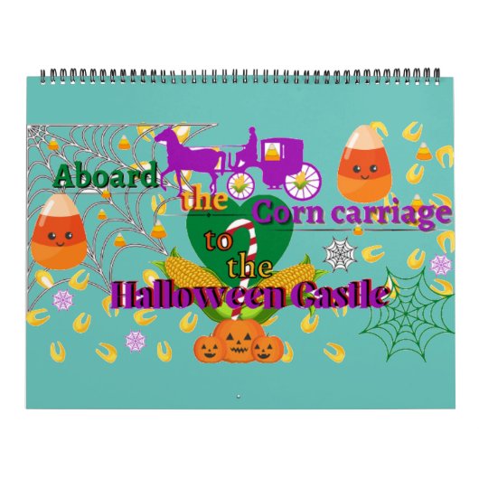 Kalender voor Halloween snoep. (Hoes)