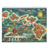Kalender voor Hawaii Landscapes (Hoes)