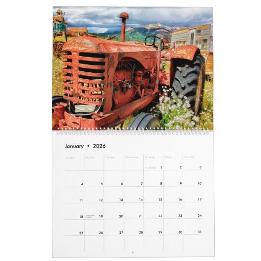 kalender voor het boerenleven (Jan 2026)