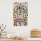 Kalender voor het jaar 23 van de deelstaat keizer poster (Keuken)