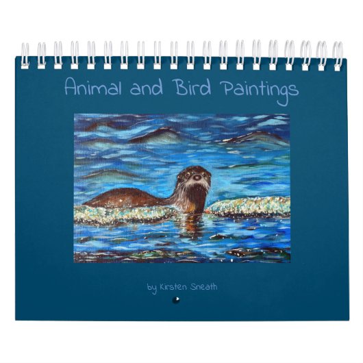 Kalender voor het schilderen van dieren en vogels (Hoes)