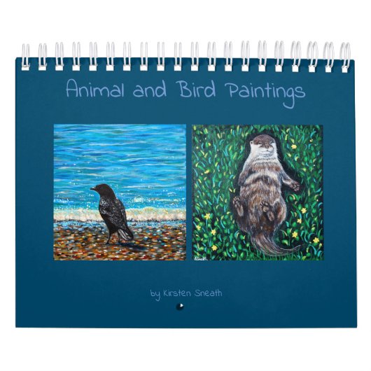 Kalender voor het schilderen van dieren en vogels (Hoes)