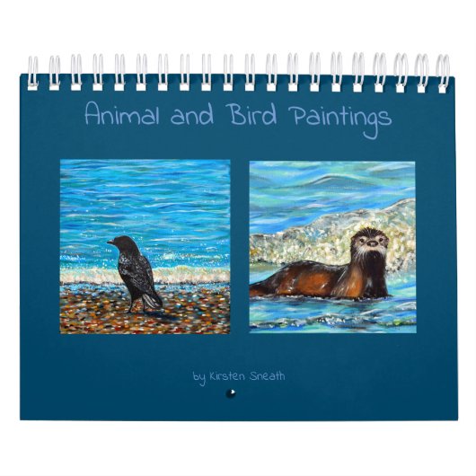 Kalender voor het schilderen van dieren en vogels (Hoes)