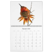 Kalender voor Hummingbird Birds & Flowers Floral 2 (Jan 2026)