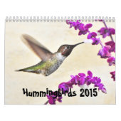 Kalender voor Hummingvogels 2015 (Hoes)