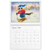 kalender voor kattenillustraties (Feb 2026)