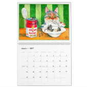 kalender voor kattenillustraties (Mar 2027)