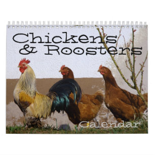 Kalender voor kippen en roosters