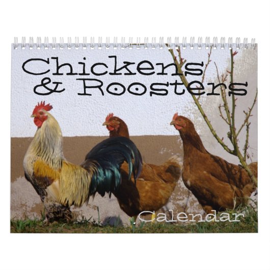 Kalender voor kippen en roosters (Hoes)
