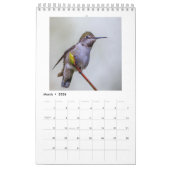 Kalender voor kleine Hummingbird (Mar 2026)