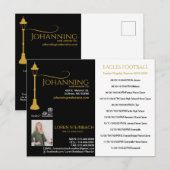 Kalender voor Lamp Post Real Estate Football Briefkaart (Voorkant / Achterkant)