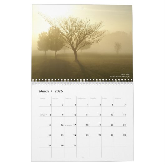 kalender voor landenscènes (Mar 2026)