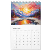 Kalender voor landschapsschilderijen (Jan 2027)