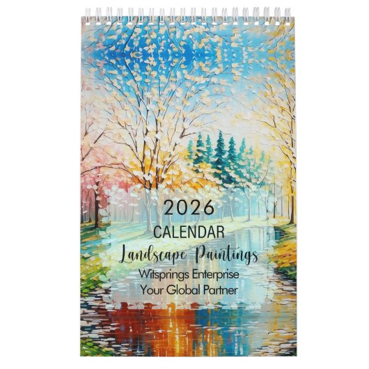 Kalender voor landschapsschilderijen (Hoes)