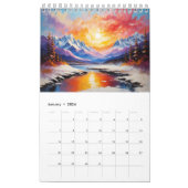 Kalender voor landschapsschilderijen (Jan 2024)