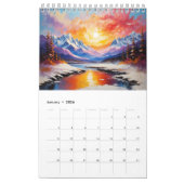 Kalender voor landschapsschilderijen (Jan 2026)