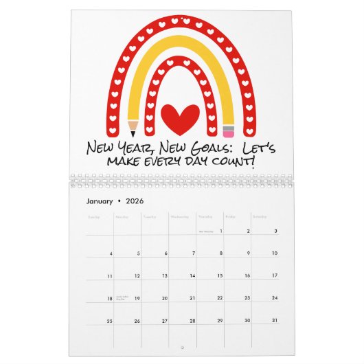 Kalender voor leerkrachten (Jan 2026)