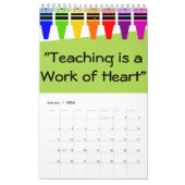 Kalender voor leraren (Jan 2026)