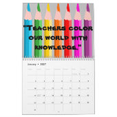 Kalender voor leraren (Jan 2027)