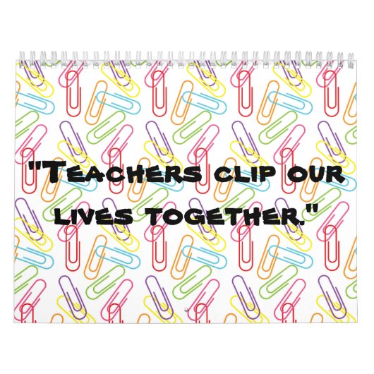 Kalender voor leraren (Hoes)