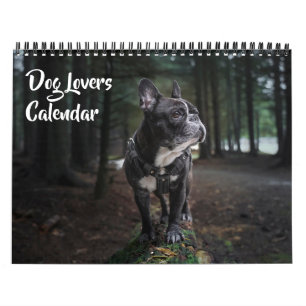 Kalender voor liefhebbers van honden van gemiddeld