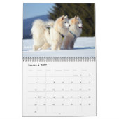 Kalender voor liefhebbers van honden van gemiddeld (Jan 2027)