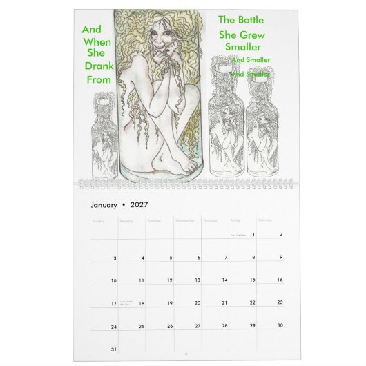 Kalender voor mijn zoon (Jan 2027)