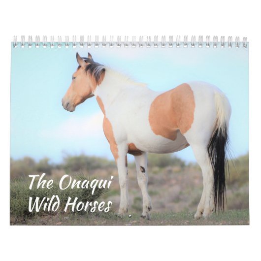 Kalender voor Onaqui Wild Horses (Hoes)