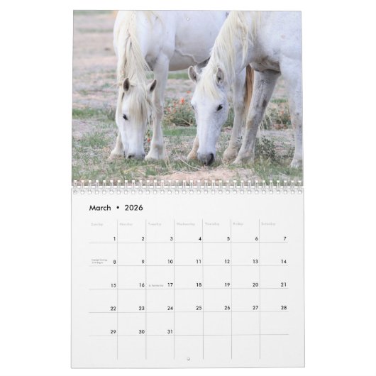 Kalender voor Onaqui Wild Horses (Mar 2026)