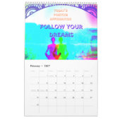 Kalender voor positieve bevestiging 2024 (Feb 2027)