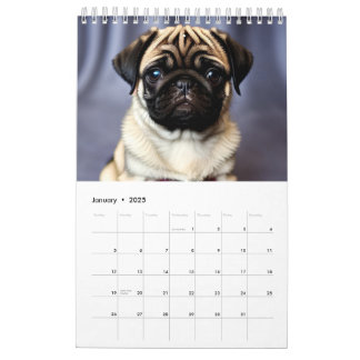 Kalender voor Puppies 2025