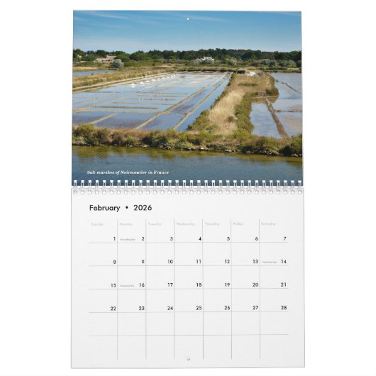 kalender voor rotskousten (Feb 2026)