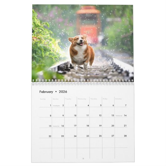 kalender voor schattige honden 2023 (Feb 2026)