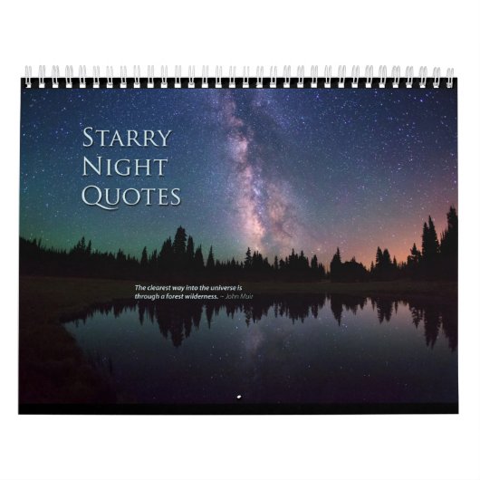 kalender voor Sterrennacht offertes (Hoes)