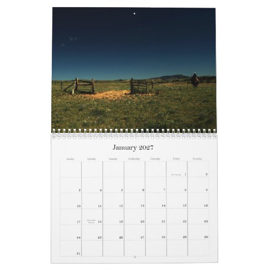 Kalender voor Sweetgras Ranch 2011 (Jan 2027)