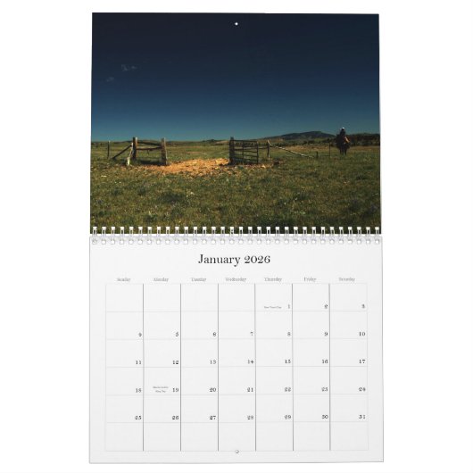 Kalender voor Sweetgras Ranch 2011 (Jan 2026)