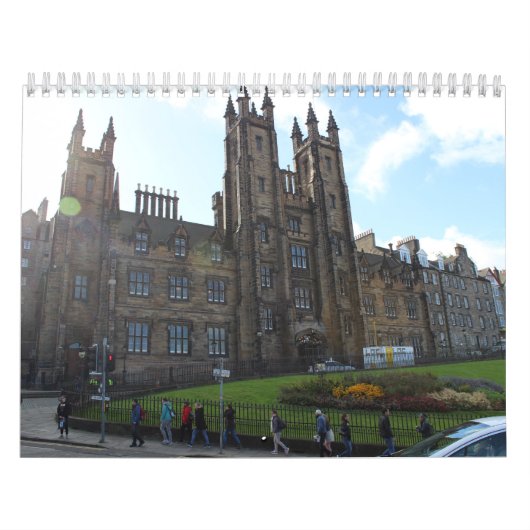 kalender voor uitzichten in Edinburgh (Hoes)