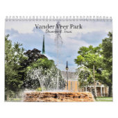 Kalender voor Vander Veer Park (Davenport, Iowa) (Hoes)