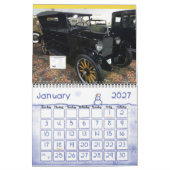 Kalender voor Vintage-auto's (Jan 2027)