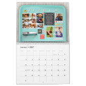 Kalender voor VIZSLA Retro-koelkast (Jan 2027)