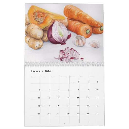 Kalender voor voedselketels (Jan 2026)