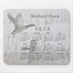 Kalender voor vogels 2013 muismat