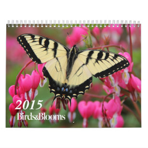Kalender voor vogels en bloemen 2015