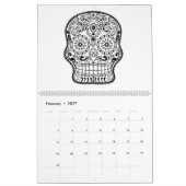 Kalender voor volwassen suikerschedel (Feb 2027)