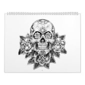 Kalender voor volwassen suikerschedel (Hoes)