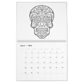 Kalender voor volwassen suikerschedel (Mar 2026)