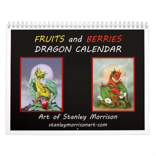 Kalender voor vruchten en draken (Hoes)